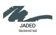 Jaded eyeliner blackened teal color swatch