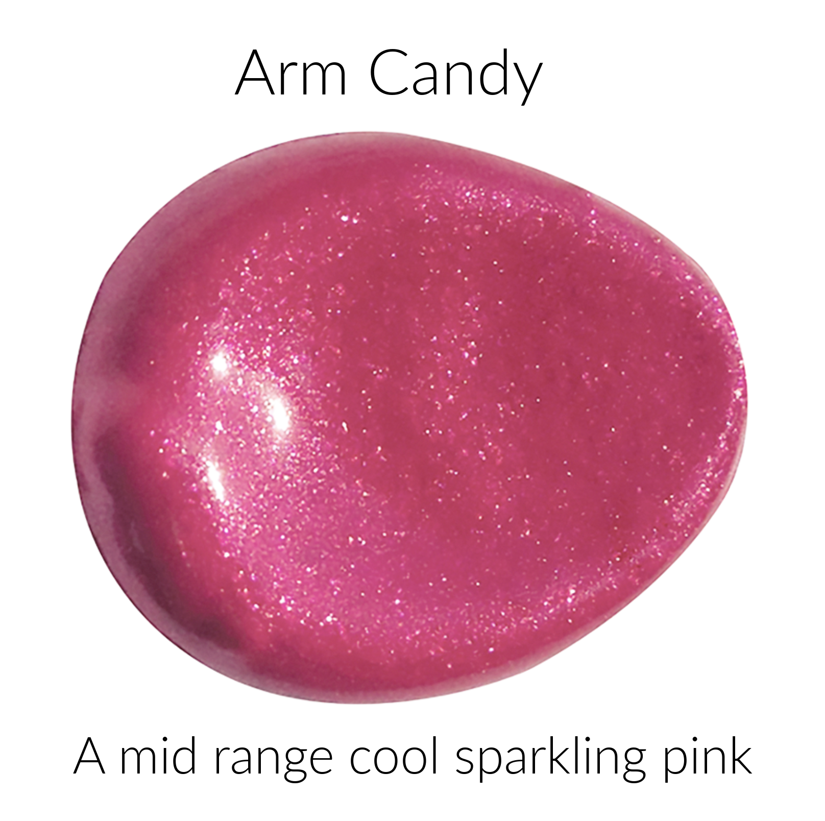 Arm Candy All Nighter Sparkling Pink Color Swatch