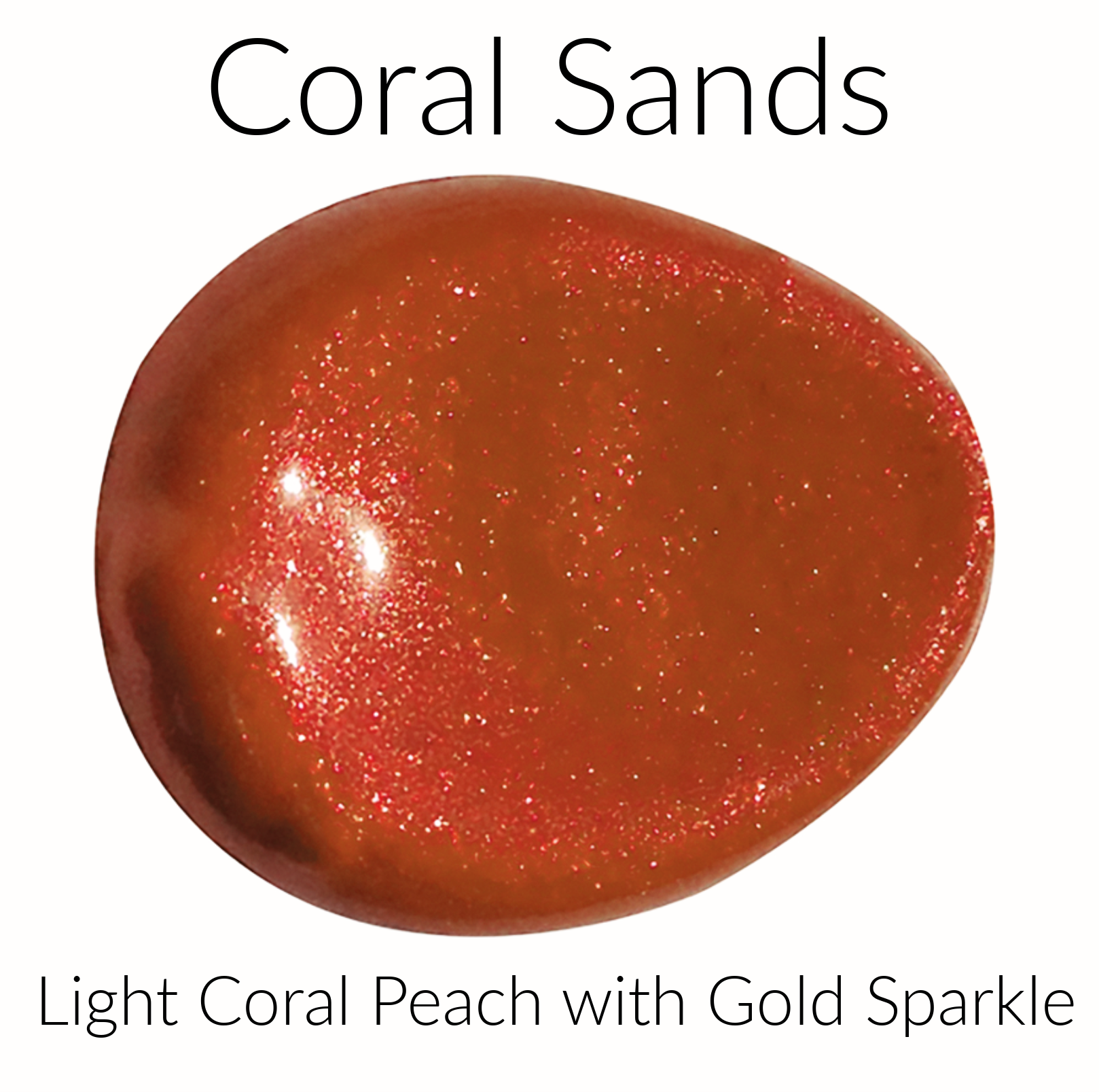 Coral Sands Sprkling Coral All Nighter Color Swatch