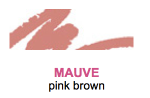 Mauve pink brown sketch stick refillable lip pencil color swatch