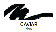 Caviar black eyeliner color swatch