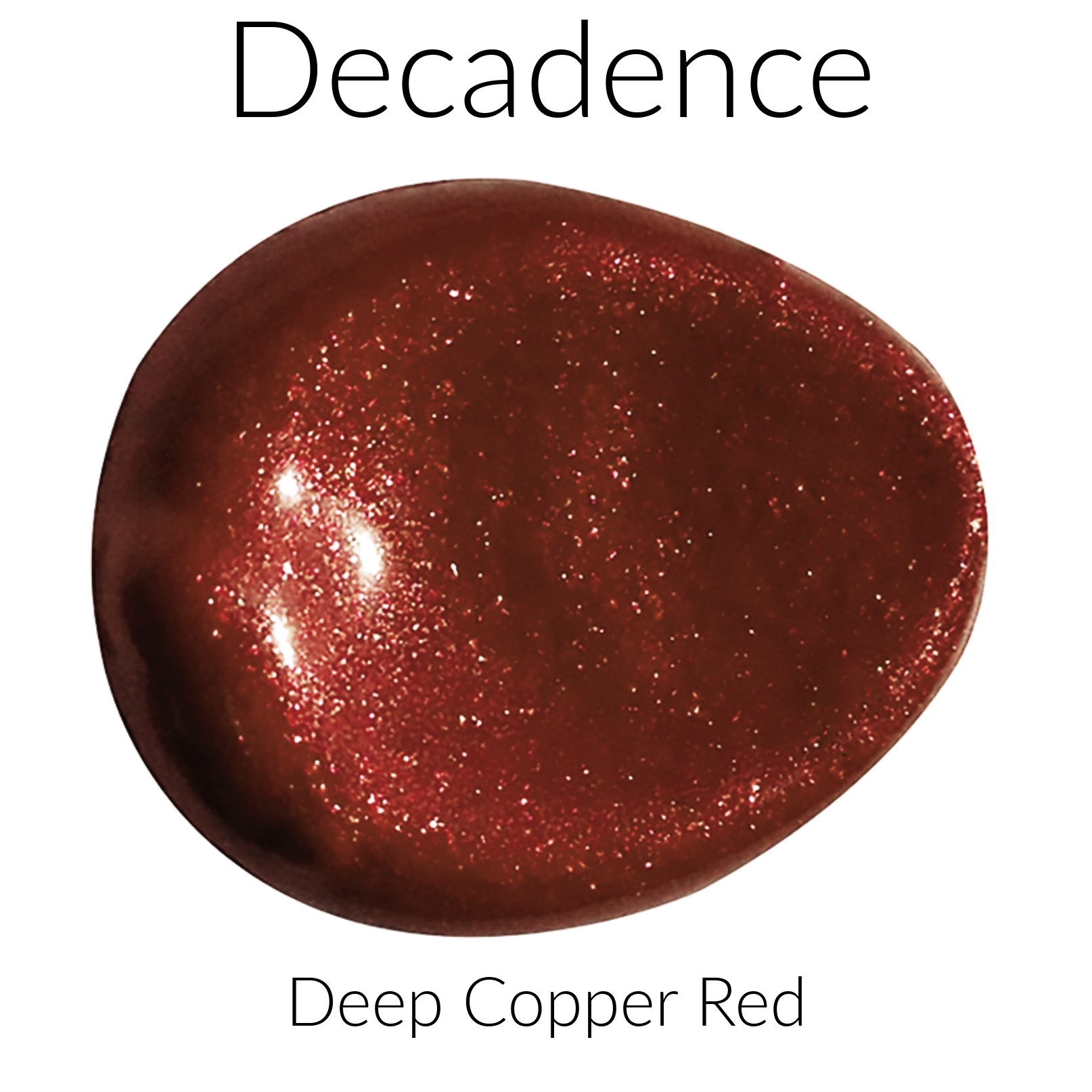Decadence Copper Red All Nighter Liquid Lipstick Color Swatch
